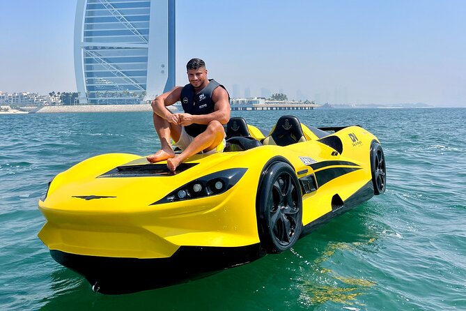 Dubai Jetcar Ride 30 Min + Burj Al Arab View + Free Snacks - The safety briefing comes first