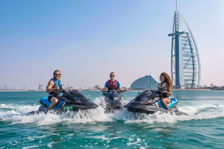Dubai: Jetski, Burj Khalifa, Burj Al Arab, Juice, & Photos - Starting at Fishing Harbour 1