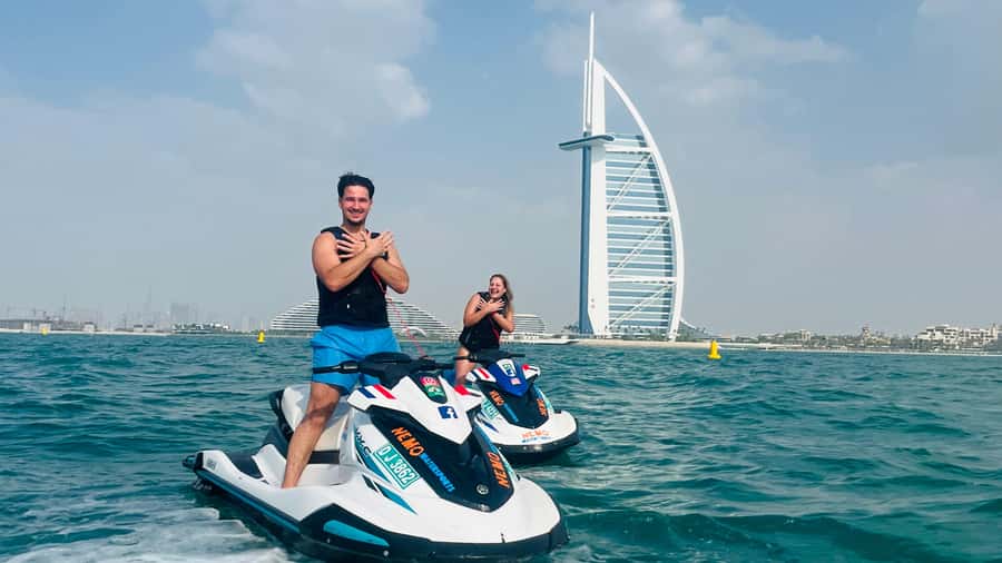 Dubai: Jetski to Burj Arab-Atlantis w Pic, Video & Icecream - Umm Suqeim and the return ride
