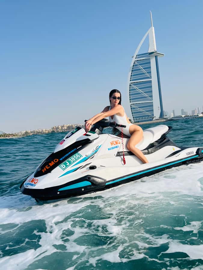 Dubai: Jetski to Burj Arab-Atlantis w Pic, Video & Icecream - Ice cream at Lumiere Café