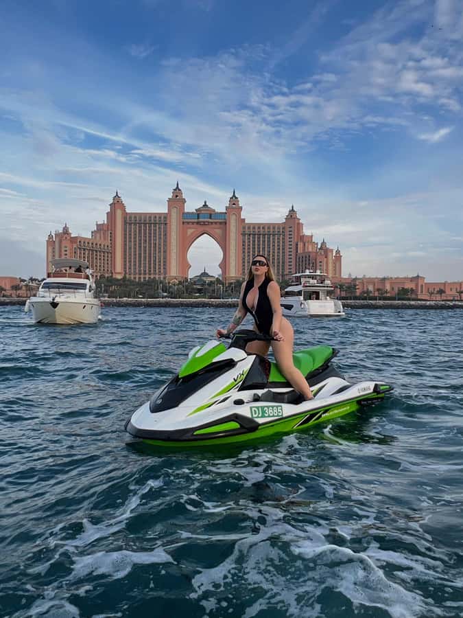 Dubai: Jetski Tour to Dubai Eye, JBR, Palm & Burj Al Arab - The Burj Al Arab view