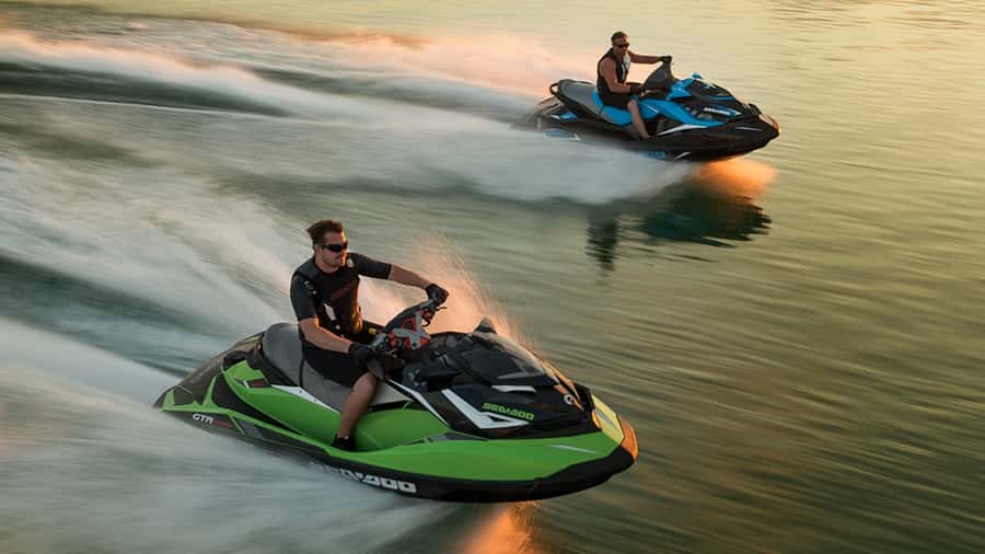 Dubai: Jumeirah Beach Jet Ski Rental for up to 2 People - The briefing, life jacket, and first launch