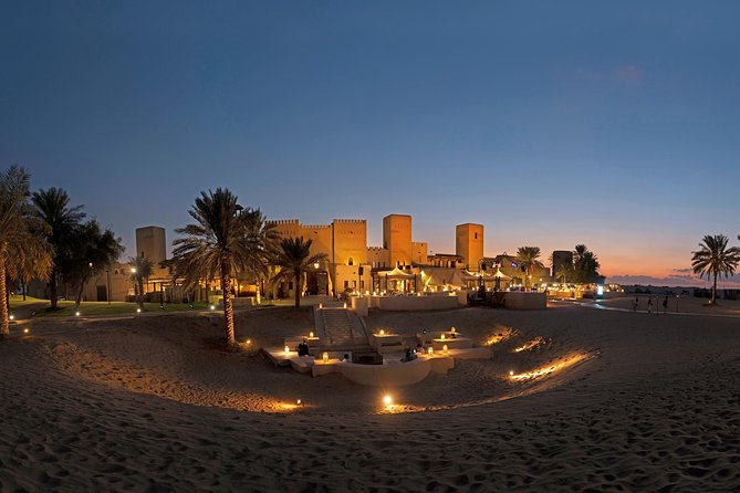 Dubai: Luxury Desert Fortress Dinner, Camel Ride & Live Shows - What dinner is really like