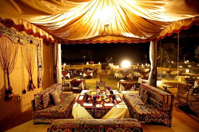 Dubai: Luxury Desert Fortress Dinner, Camel Ride & Live Shows - Optional upgrades and what they change