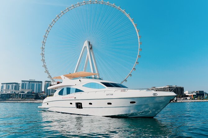 Dubai Marina 1hr Yacht tour with Drinks - Through the marina canal and its waterfront towers