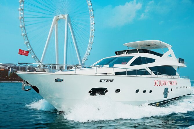 Dubai Marina 1hr Yacht tour with Drinks - Starting at Xclusive Yachts in Dubai Marina
