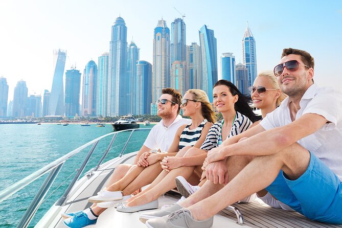 Dubai Marina 2 Hour Sunset Yacht Tour with Alcoholic Drinks - Starting at Dubai Harbour Yacht Club