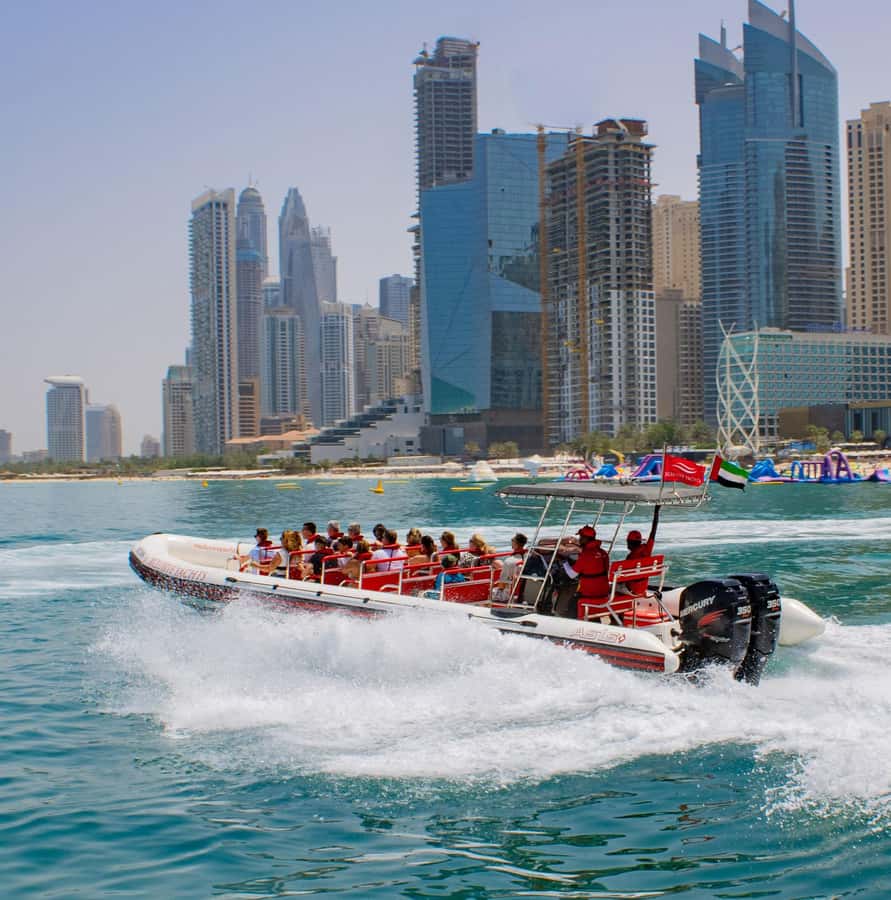 Dubai: Marina, Atlantis, Palm & Burj Al Arab Speedboat Tour - What the 90-minute timing really means