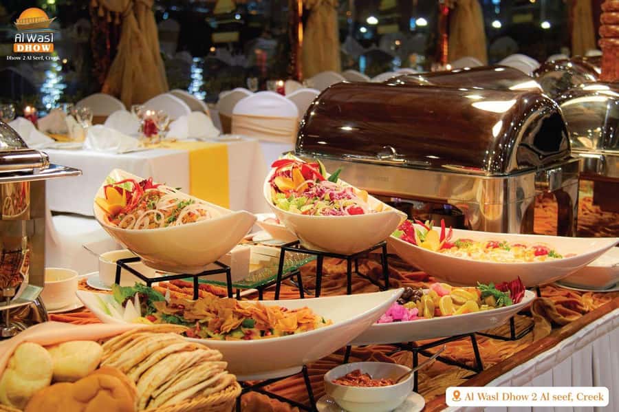 Dubai Marina Dinner Cruise with Live Entertainment(Al Wasl) - What dinner is like at $40