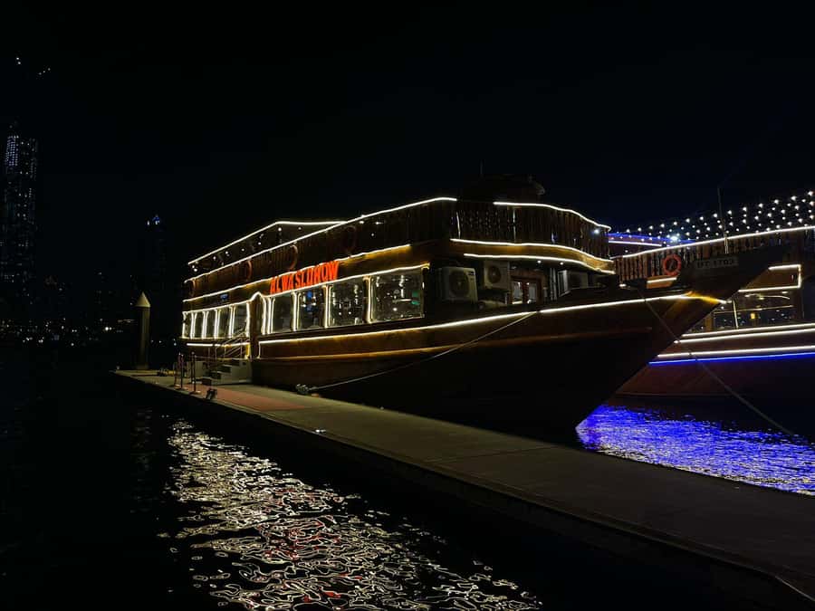 Dubai Marina Dinner Cruise with Live Entertainment(Al Wasl) - Booking details that matter