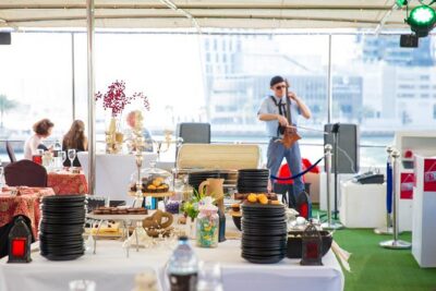 Dubai Marina Dinner Cruise with Live Music & Open Bar