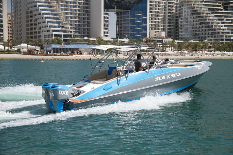 Dubai: Marina Private Boat Tour & Palm Jumeirah Sightseeing - The 80-minute route: Marina, JBR, and Palm Jumeirah