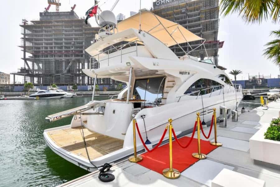 Dubai: Marina Private Luxury Yacht Tour - Seeing JBR and the skydive area from the water