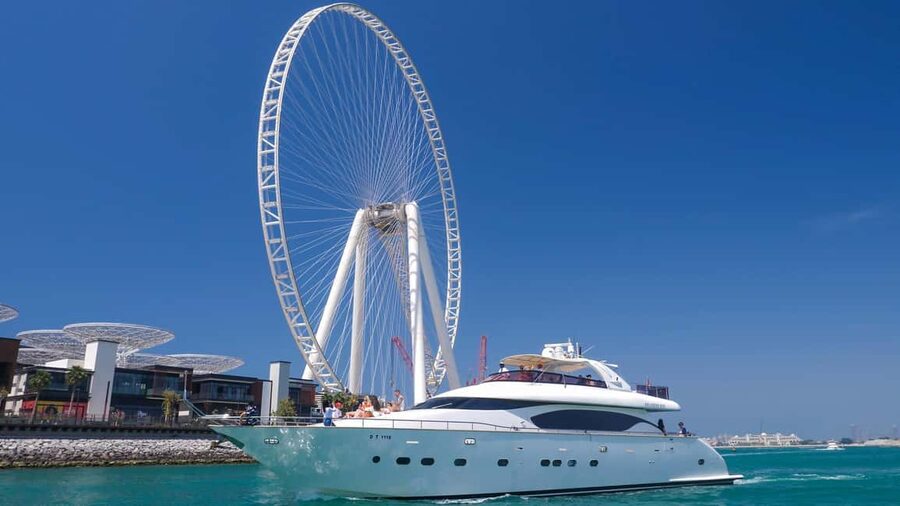 Dubai Marina Yacht Tour: Ain Wheel, JBR & Harbour in 1 Hour - Key Points To Know Before You Go