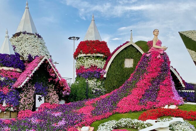Dubai Miracle Garden Admission Ticket with Hotel Transfer - A flower garden built for pictures