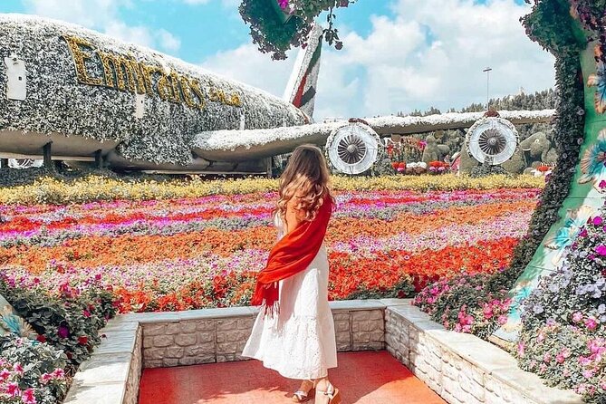Dubai Miracle Garden Skip the Line E-Ticket and Transport Options - Walking among 150 million flowers