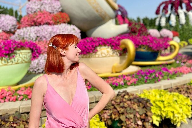 Dubai Miracle Garden Ticket - Heart-shaped paths and flowers made for photographs