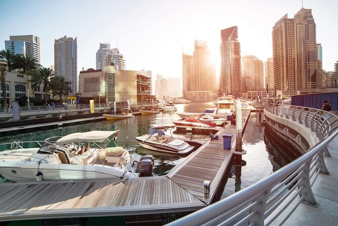 Dubai Modern City Tour with Mono Rail - City Walk and the drive toward the Palm