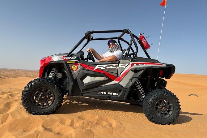 Dubai Morning 4 Seater Buggy Tour Sand Boarding & Camel ride - A private morning in Dubai’s desert