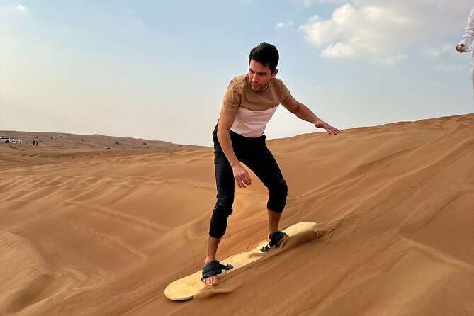 Dubai Morning 4 Seater Buggy Tour Sand Boarding & Camel ride - A camel ride adds the traditional touch