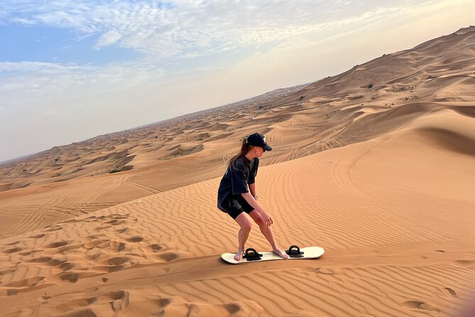 Dubai Morning Desert Safari Red Dune Camel Falcon & Sandboarding - Why Lahbab’s red dunes are worth the drive