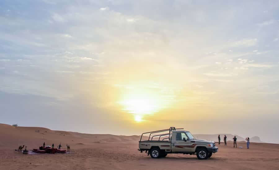 Dubai: Morning Desert Safari with Camel Ride & Sandboarding - The 20-Minute Dune Drive in Lahbab