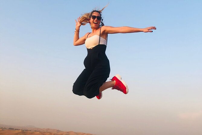 Dubai Morning Desert Safari with Sandboarding & Camel Ride - Key points at a glance