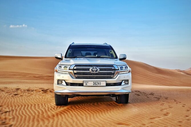 Dubai Morning Desert Safari with Sandboarding & Camel Ride - Dune bashing is the main event