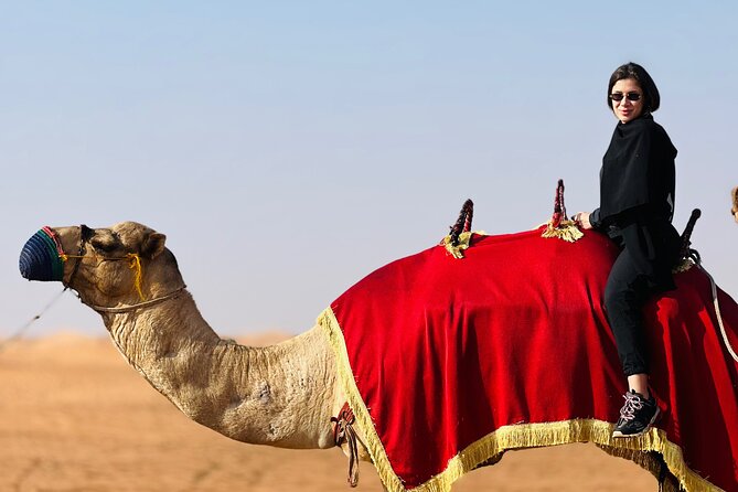 Dubai: Morning Quad bike & Safari Adventure , Sandboarding, camel - Reaching the red dunes by 4WD