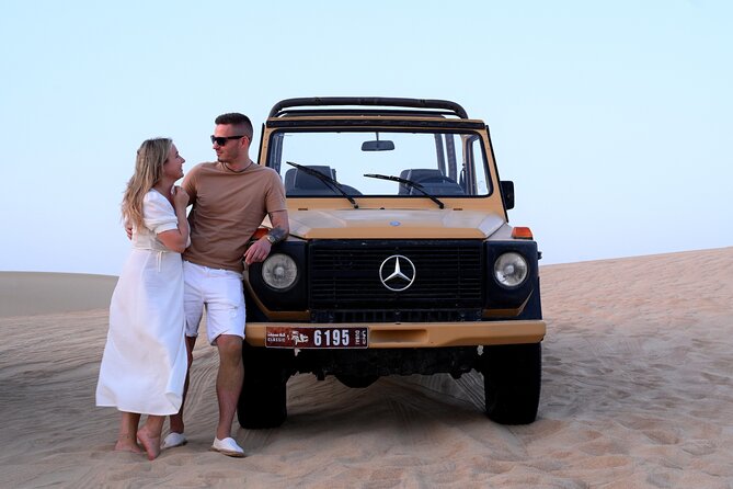 Dubai: Morning Safari by Vintage G Class & Al Marmoom Experience - A Bedouin village built for context
