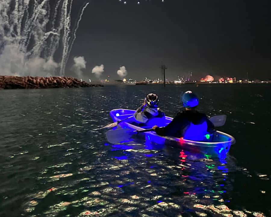 Dubai: Night Kayaking Tour - Finding Crystal Clear Watersports at Jumeirah Fishing Harbor