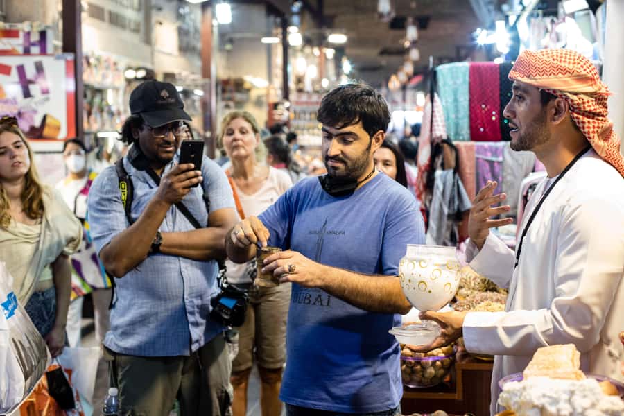 Dubai: Old Town, Creek, Museums, Souks, & Street Food Tour - The abra crossing is brief, scenic, and essential to the route