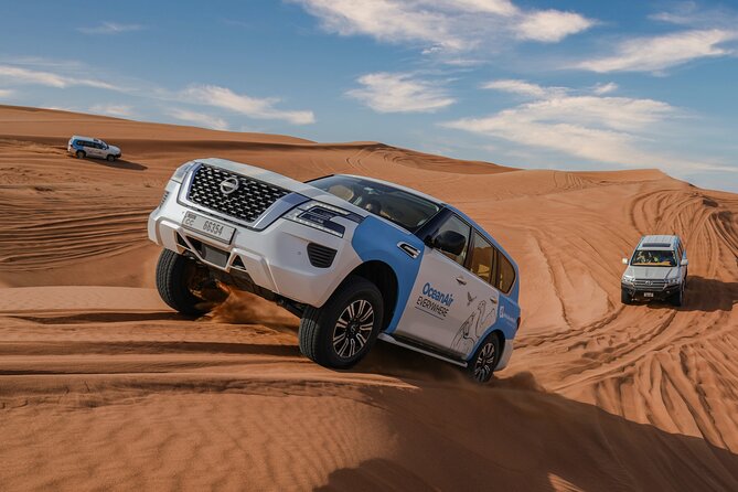 Dubai Overnight Desert Safari, BBQ & Stargazing at Al Khayma Camp - Dune bashing and sandboarding at Lahbab