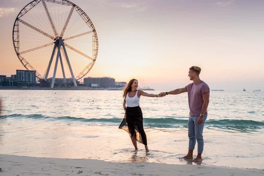 Dubai Photo Shoot with a Personal Travel Photographer - The first minutes: getting comfortable in front of the camera