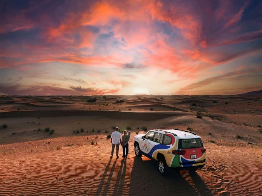 Dubai: Premium Desert Safari, Camel Ride, BBQ & Sandboarding - Sunset, Cold Drinks, and the Best Photo Stop