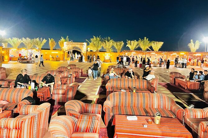 Dubai Premium Desert Safari – Live Buffet Dinner & Luxury Camp - What you get for $55.54