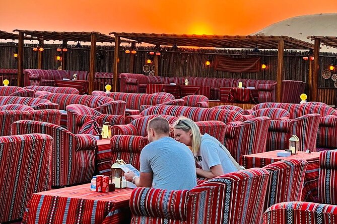 Dubai Premium Desert Safari – Live Buffet Dinner & Luxury Camp - Sandboarding adds a simple desert challenge