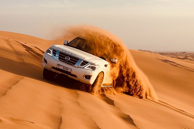 Dubai Premium Desert Safari Red Duns Camel sandbord & Premium BBQ - Key points at a glance