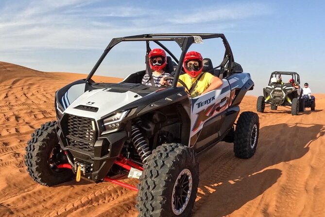 Dubai Premium Red Dunes Safari Camel Ride and BBQ Dinner - Sandboarding and sunset photos