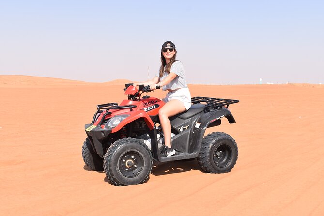 Dubai Premium Red Dunes Safari, Quad Bike, Camels & BBQ - The quad-bike ride is the strongest value feature