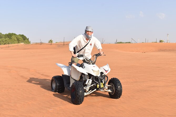 Dubai Premium Red Dunes Safari, Quad Bike, Camels & BBQ - BBQ buffet and drinks close the program