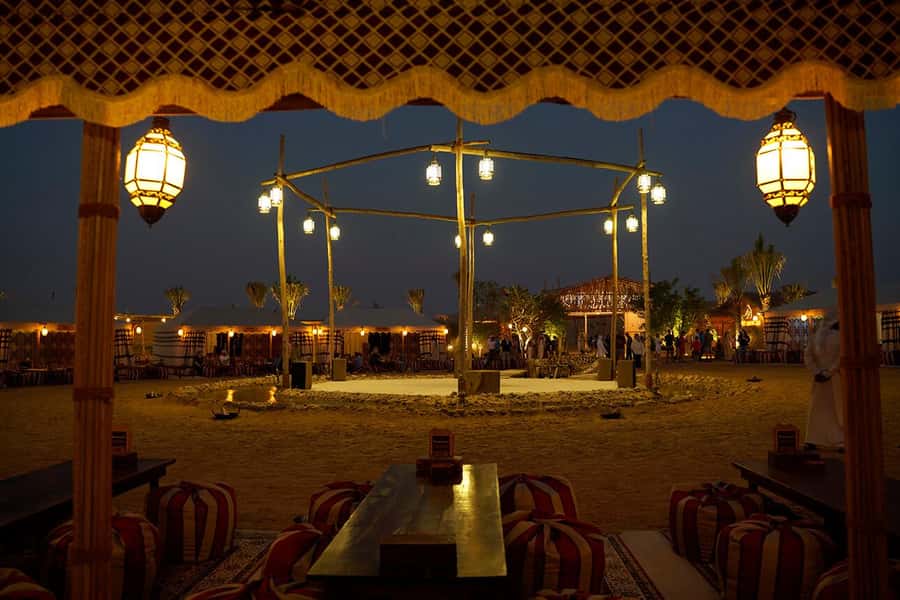 Dubai: Premium Safari, Camel Ride & Al Khayma Camp 3-Buffets - Three buffets, lamb Madfoun, BBQ, and live bread
