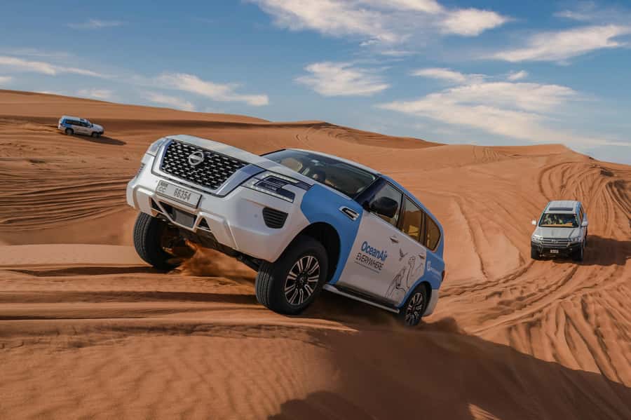 Dubai: Premium Safari, Camel Ride & Al Khayma Camp 3-Buffets - The optional quad-bike stop at Lahbab