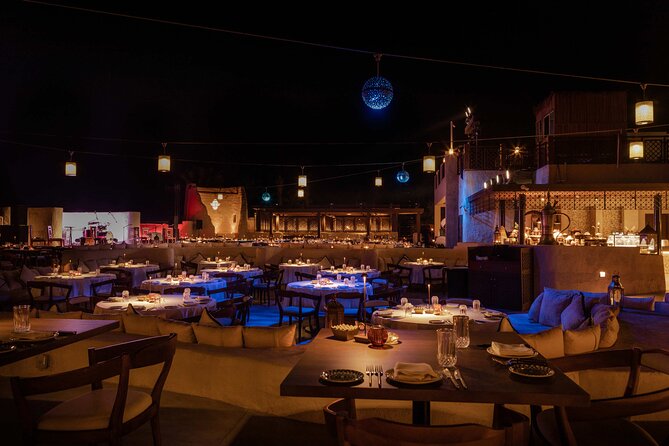 Dubai Private 4x4 Desert Safari with Traditional Dinner Options - Dinner, Drinks, and the Evening Shows