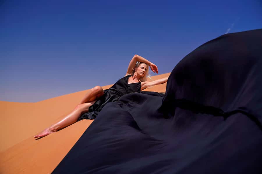 Dubai: Private Flying Dress Photography and Dune Drive Trip - The dune drive adds real energy