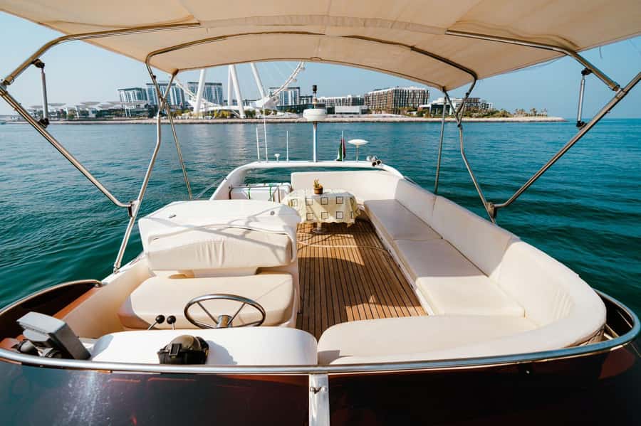 Dubai: Private Luxury Yacht Tour on a 50-Foot Yacht - Music, swimming, fishing, and downtime