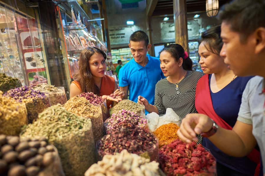 Dubai: Private Old Town, Heritage & Souks Walking Tour - Spice Souk: tasting, aromas, and shopping advice