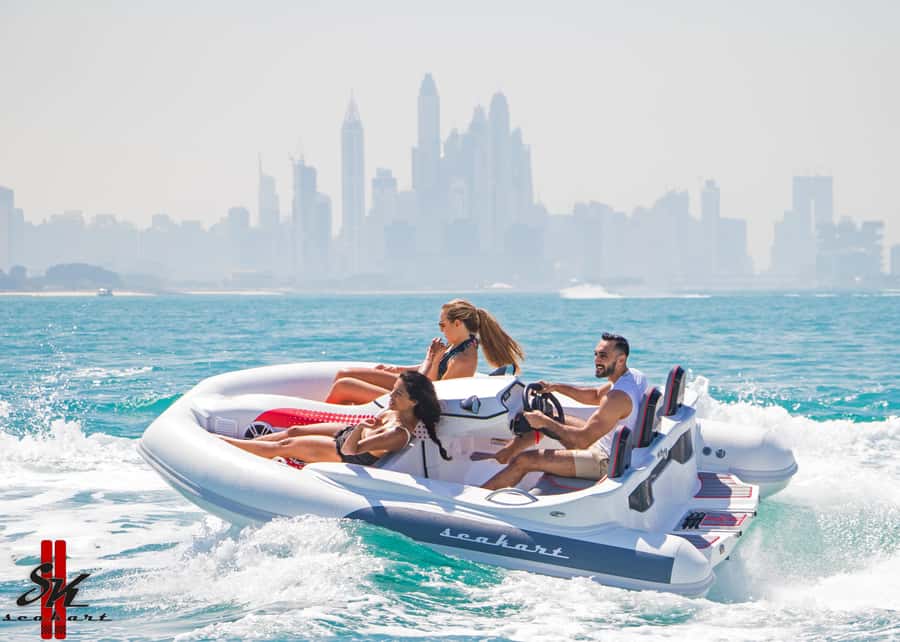 Dubai: Private Self-Drive SeaKart Jet Ski Boat Tour - Starting at Dubai Harbour Yacht Club