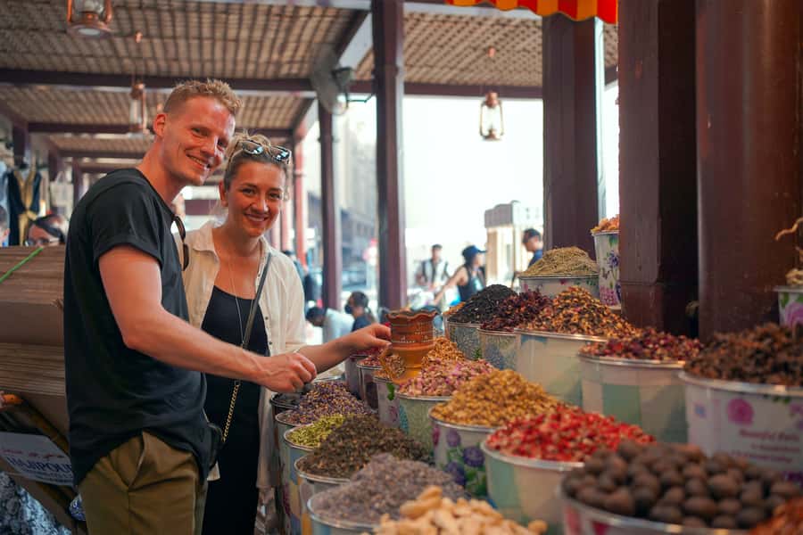 Dubai Private Top Attractions, Premium Vehicle & Street Food - Al Khayma Heritage House turns sightseeing into a meal break