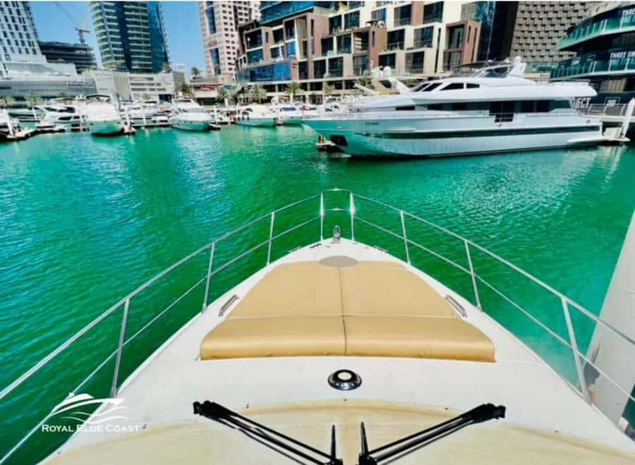 Dubai: Private Yacht Tour 50 feet - Palm Jumeirah from the water